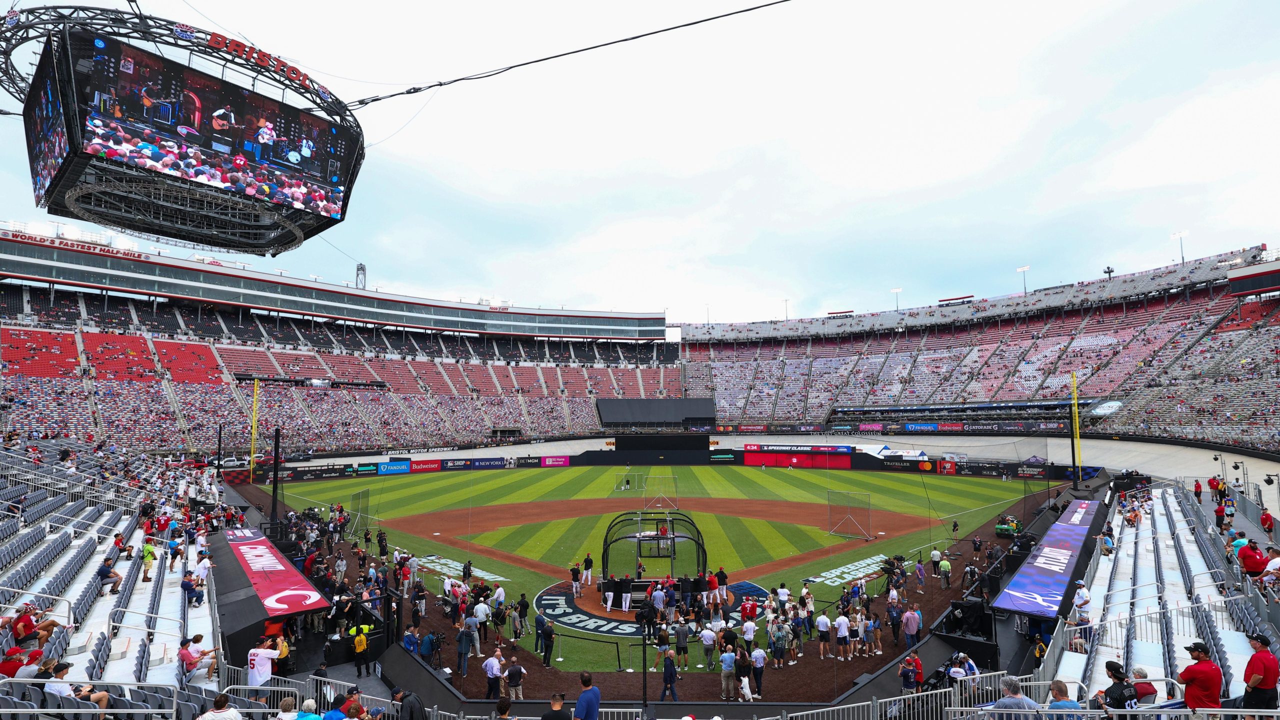 Captivating Highlights, Photos from Historic MLB Speedway Classic for Braves vs. Reds