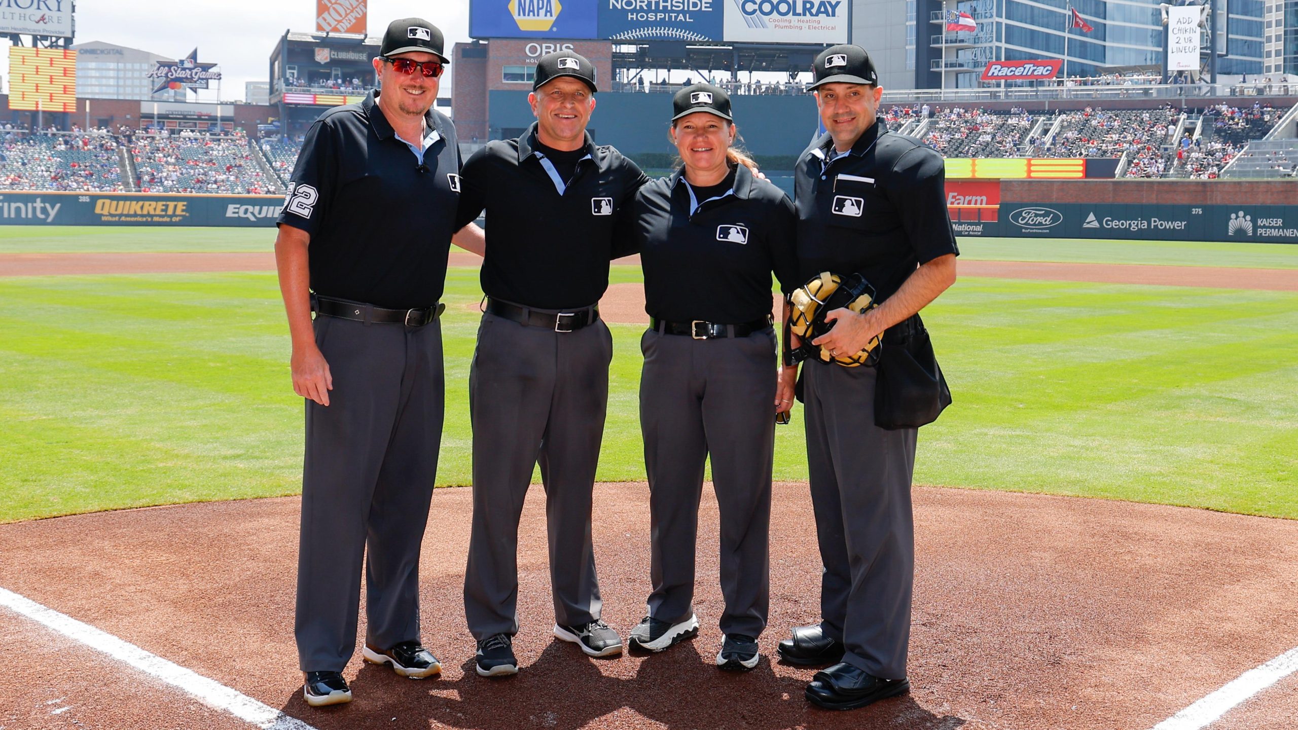 Jen Pawol Makes MLB History, Becomes 1st Woman to Umpire Game in Marlins vs. Braves