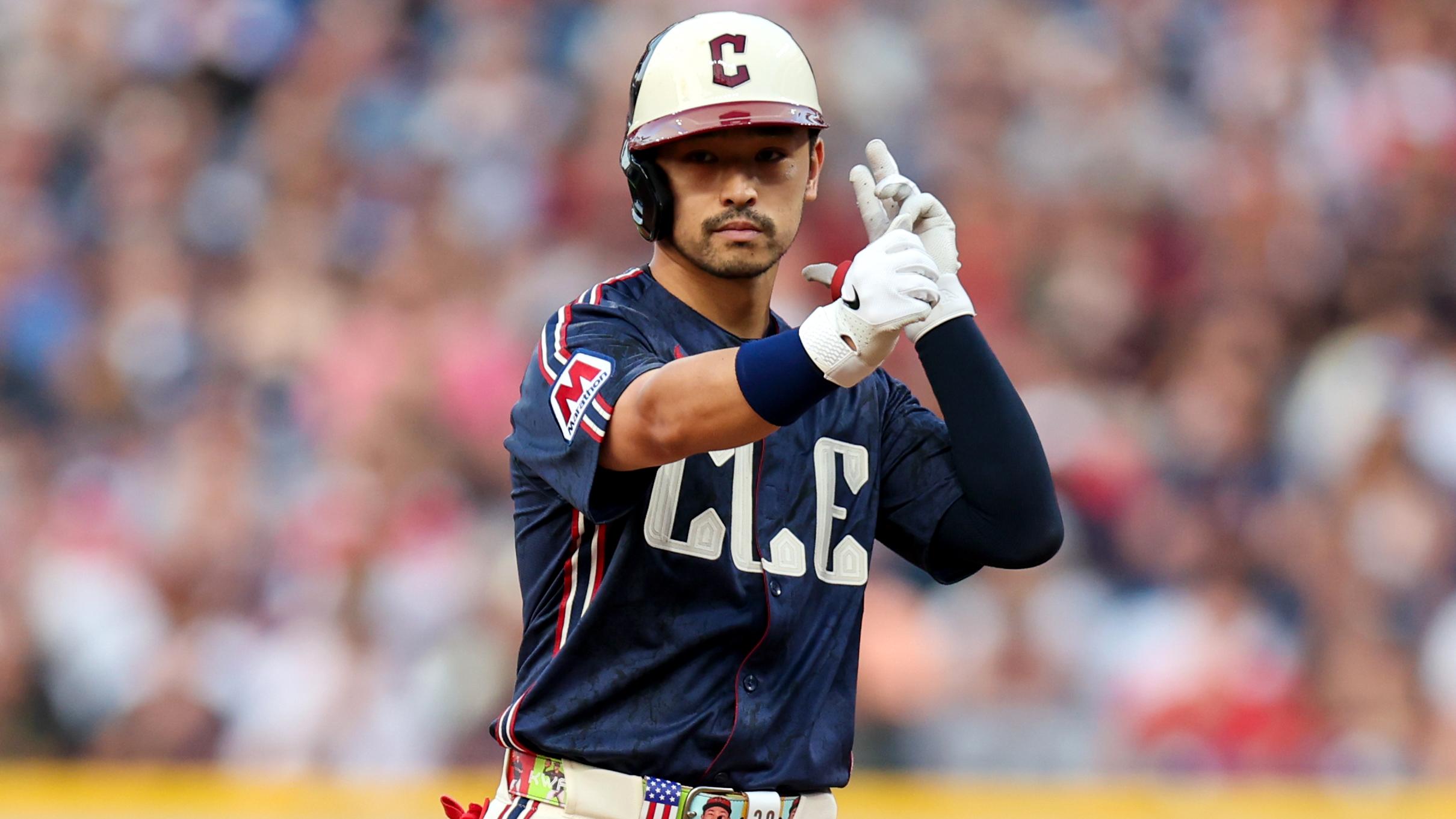 MLB: AUG 15 Braves at Guardians