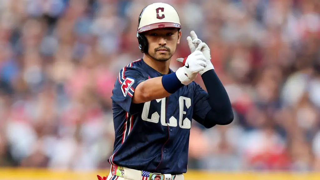 MLB: AUG 15 Braves at Guardians