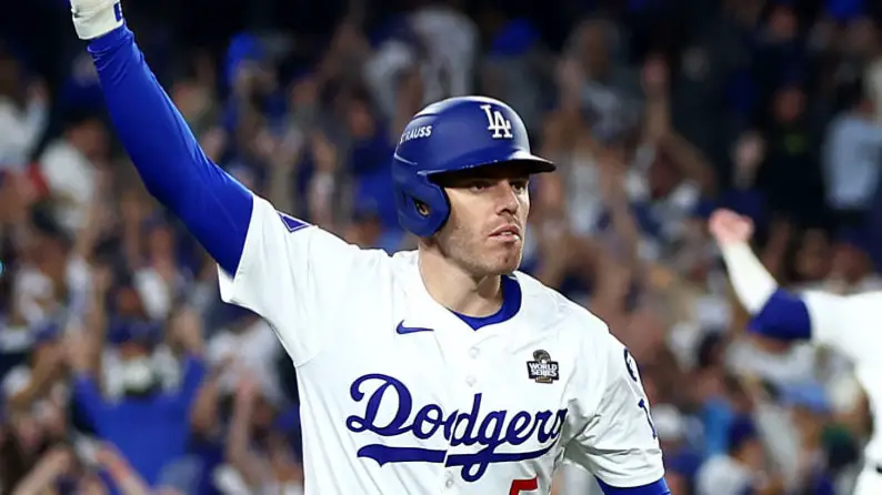 World Series Game 1 in Los Angeles, CA.