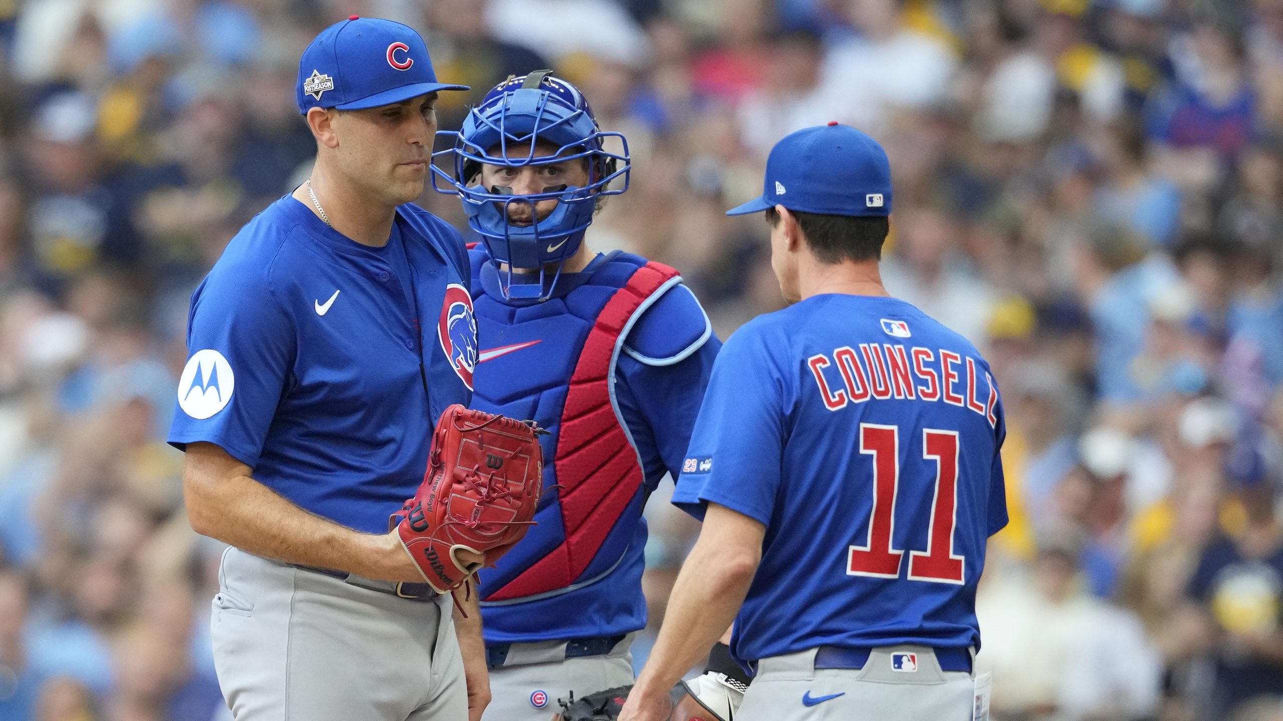Division Series - Chicago Cubs v Milwaukee Brewers - Game One